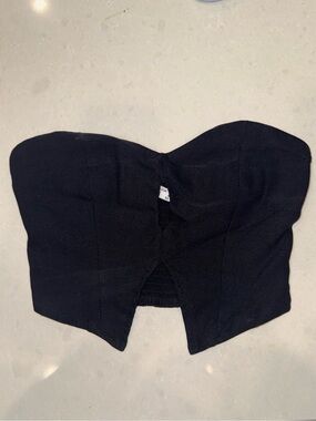 New without tags! Princess Polly Black Cut-Out Strapless Top